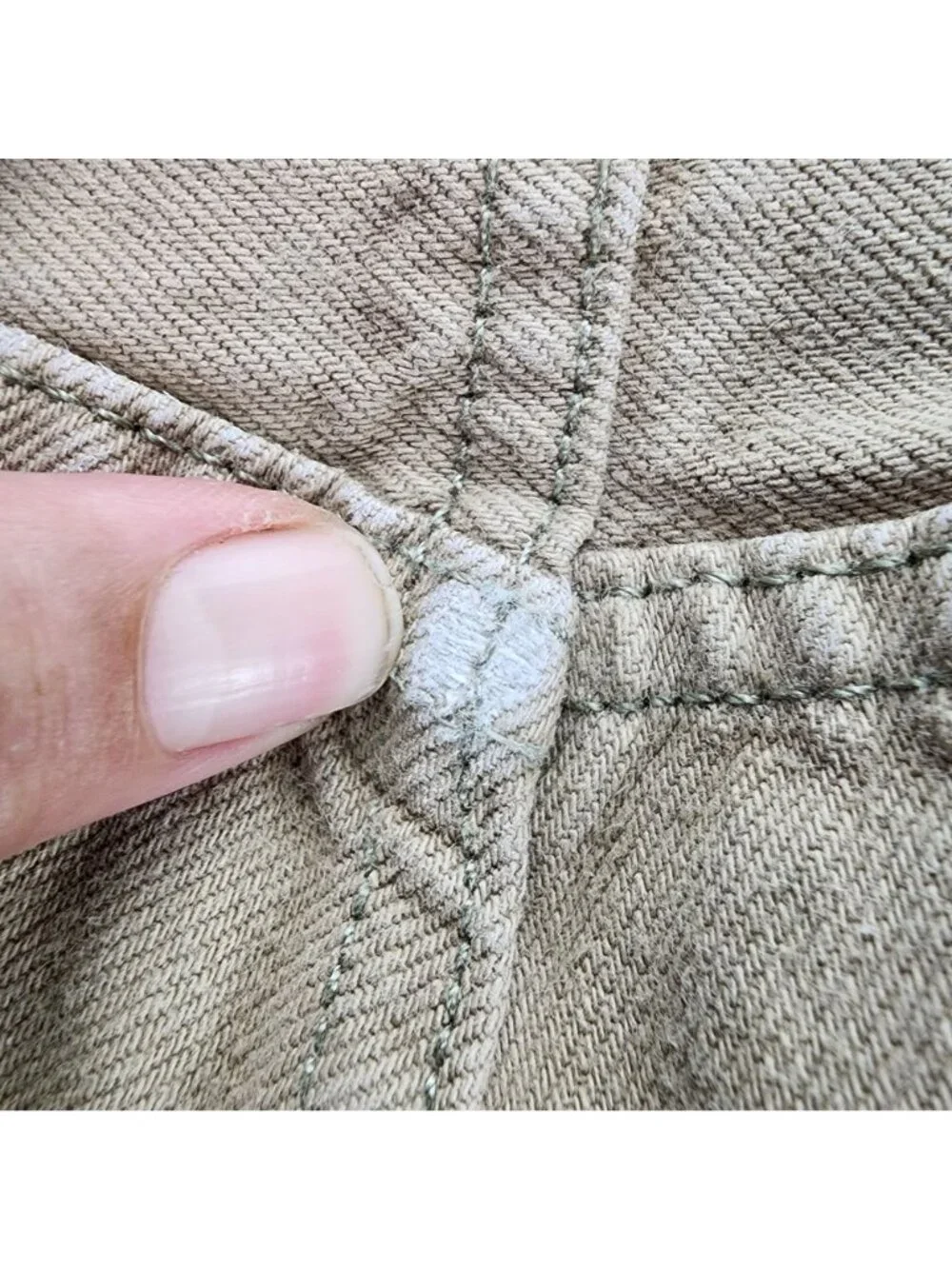 Levi's Jeans Mens 36x34 501 Tan Denim Button Fly Classic Straight Leg